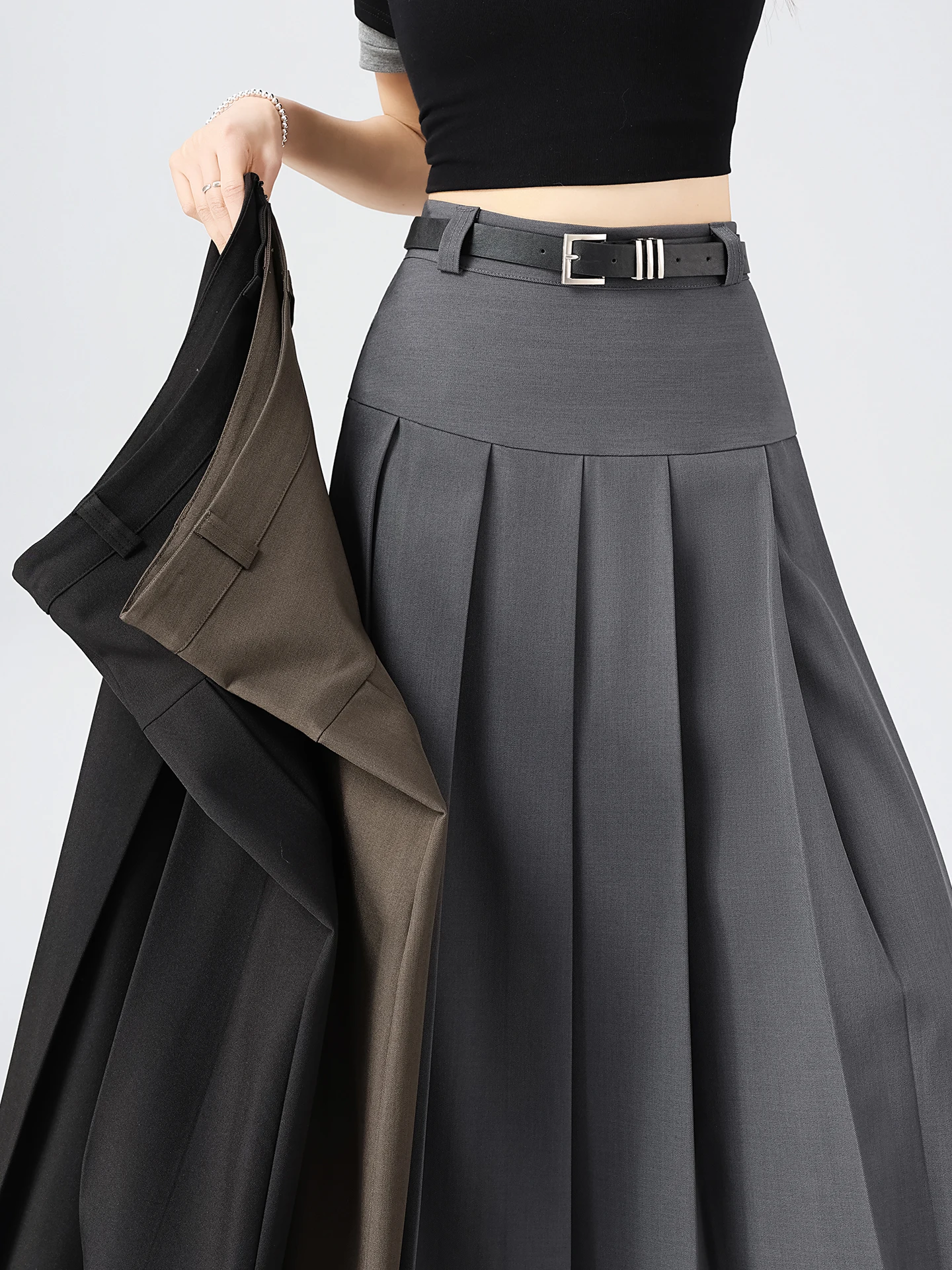 Элегантная женская юбка-макси с высокой талией, А-силуэт, весна-лето, стройнящая, струящаяся, в корейском стиле
Элегантная женская юбка-макси с высокой талией, А-силуэт, весна-лето, стройнящая, струящаяся, в корейском стиле