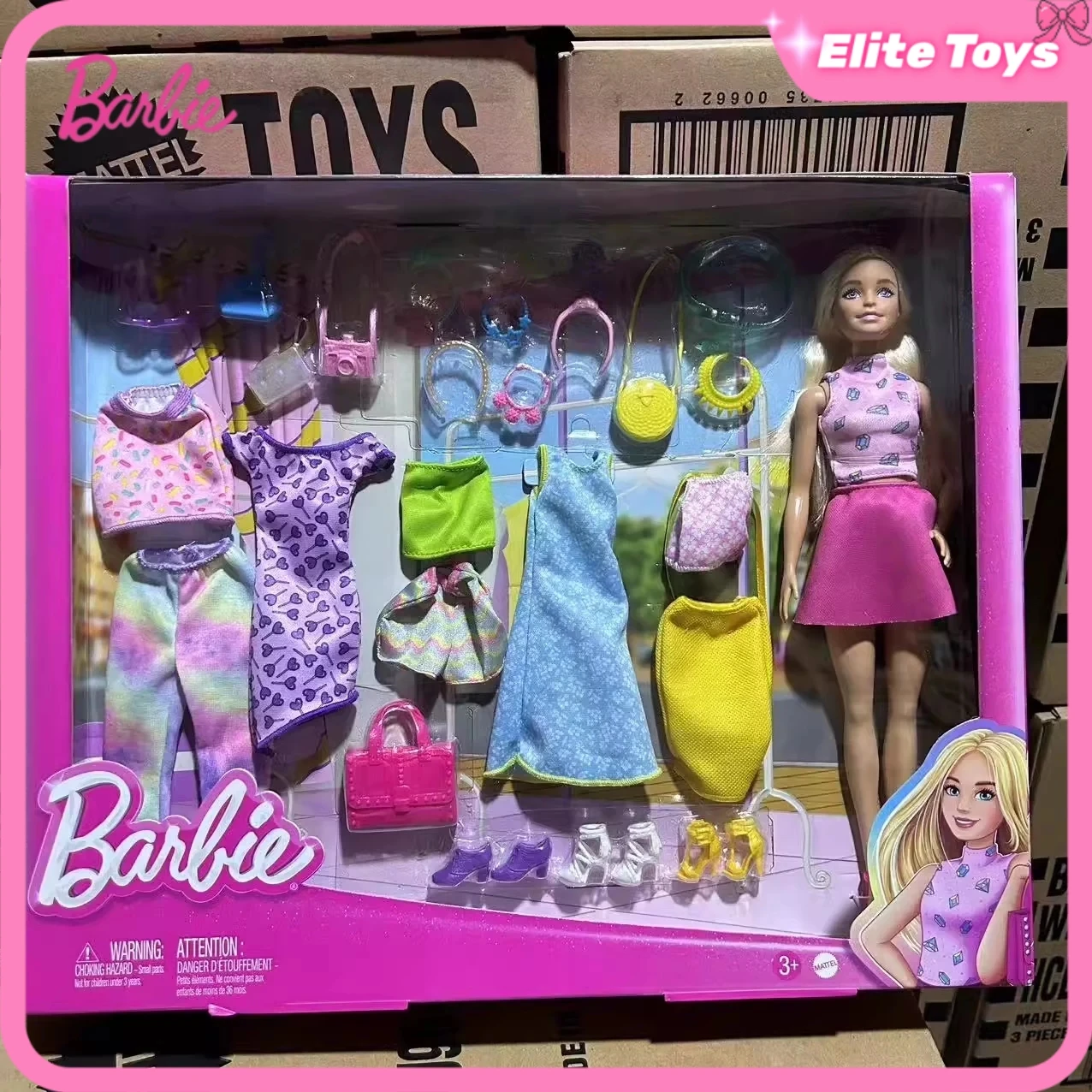 Кукла Барби, модный смешанный и сочетающийся гардероб, стильная голова, кукла, игрушки для девочек, наряд для макияжа волос, набор для ролевых игр, подарок на день рождения
Кукла Барби, модный смешанный и сочетающийся гардероб, стильная голова, кукла, игрушки для девочек, наряд для макияжа волос, набор для ролевых игр, подарок на день рождения