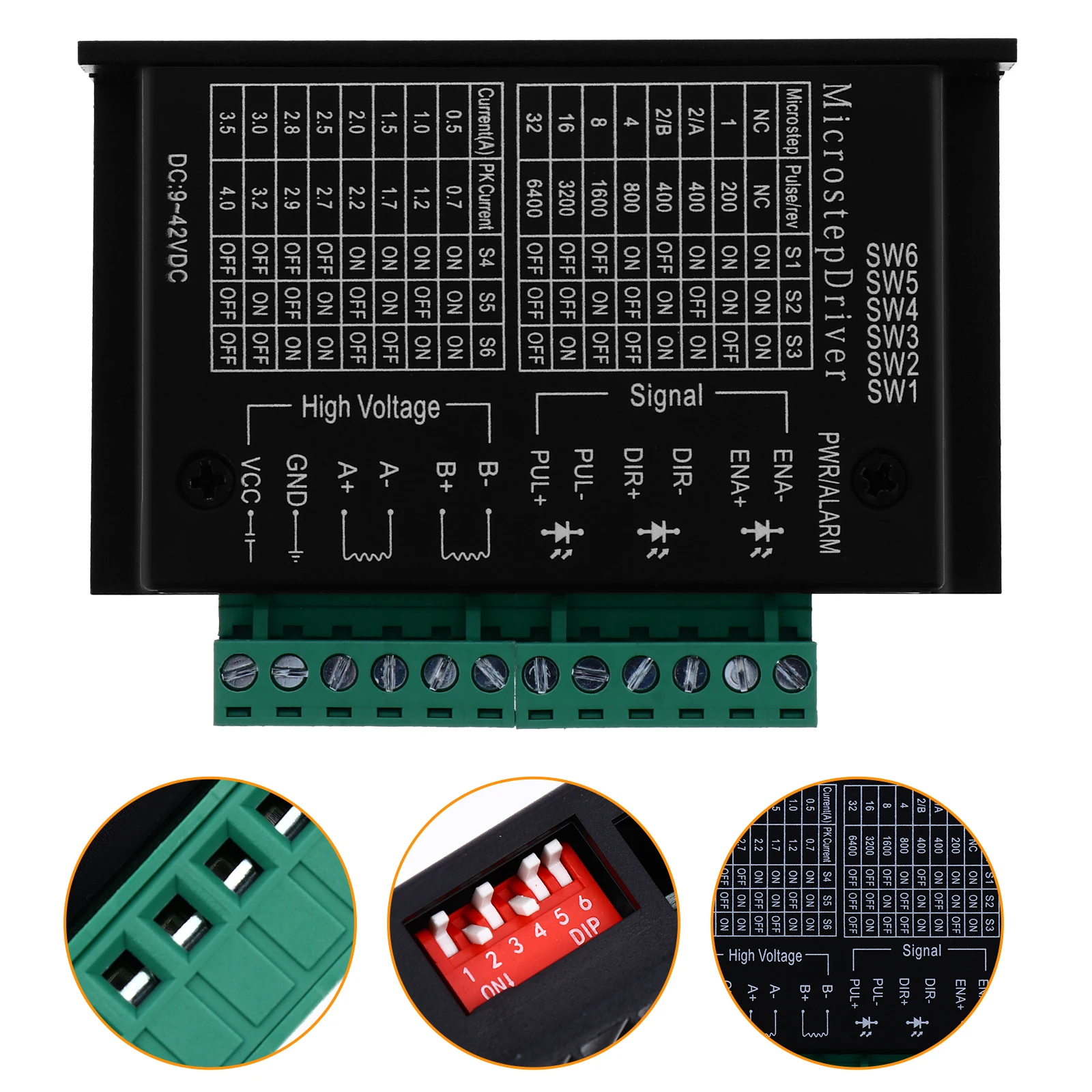 Stepper Motor Driver Control Board High Temp Resistance Stable Engraving Machine Tool Parts Two Phase Efficient Silent Working
Stepper Motor Driver Control Board High Temp Resistance Stable Engraving Machine Tool Parts Two Phase Efficient Silent Working