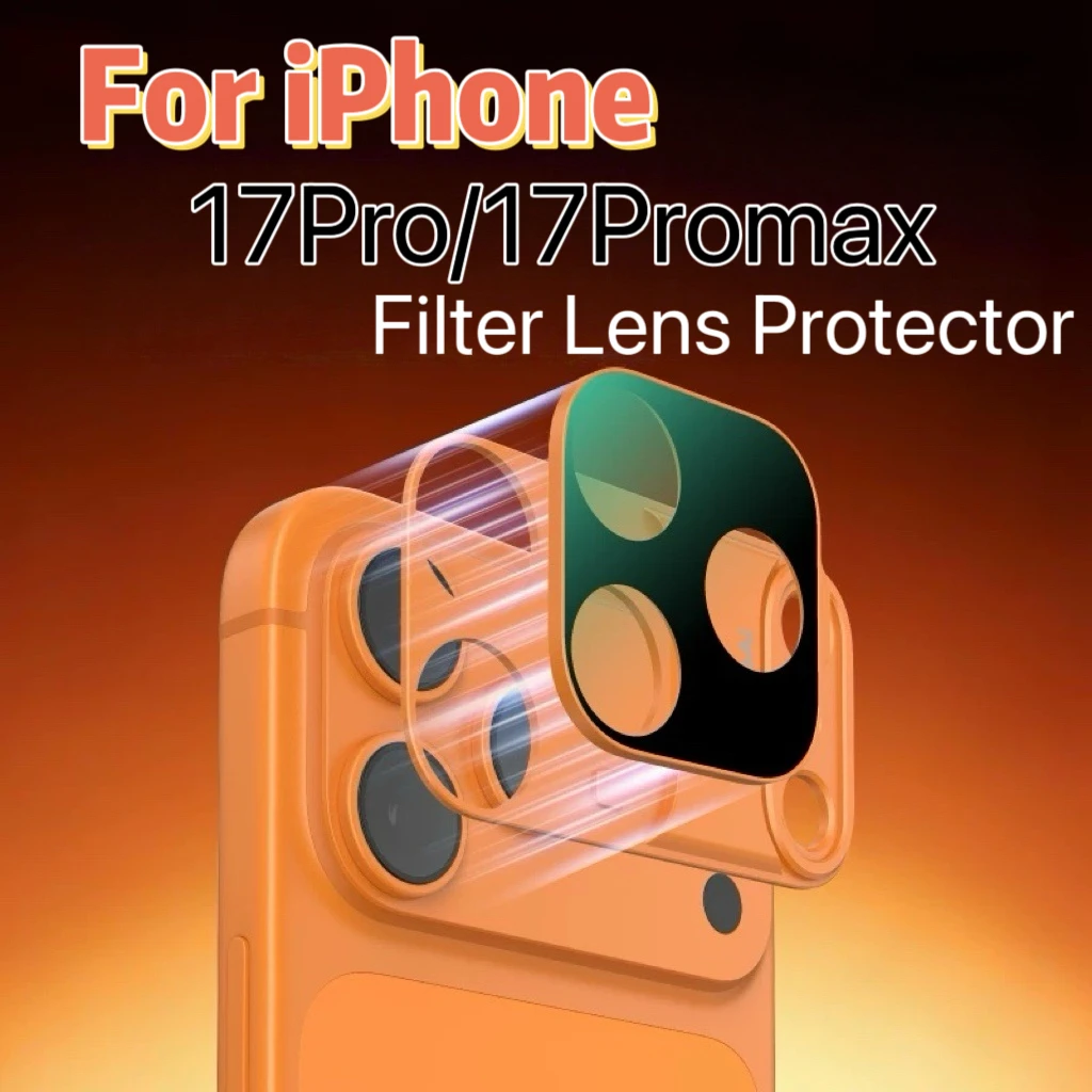 Magnetic Lens Film with Filter for iPhone 17 Pro / 17 Pro Max, Drop-proof, Wear-resistant, Easy to Install, 1-Pack
Magnetic Lens Film with Filter for iPhone 17 Pro / 17 Pro Max, Drop-proof, Wear-resistant, Easy to Install, 1-Pack