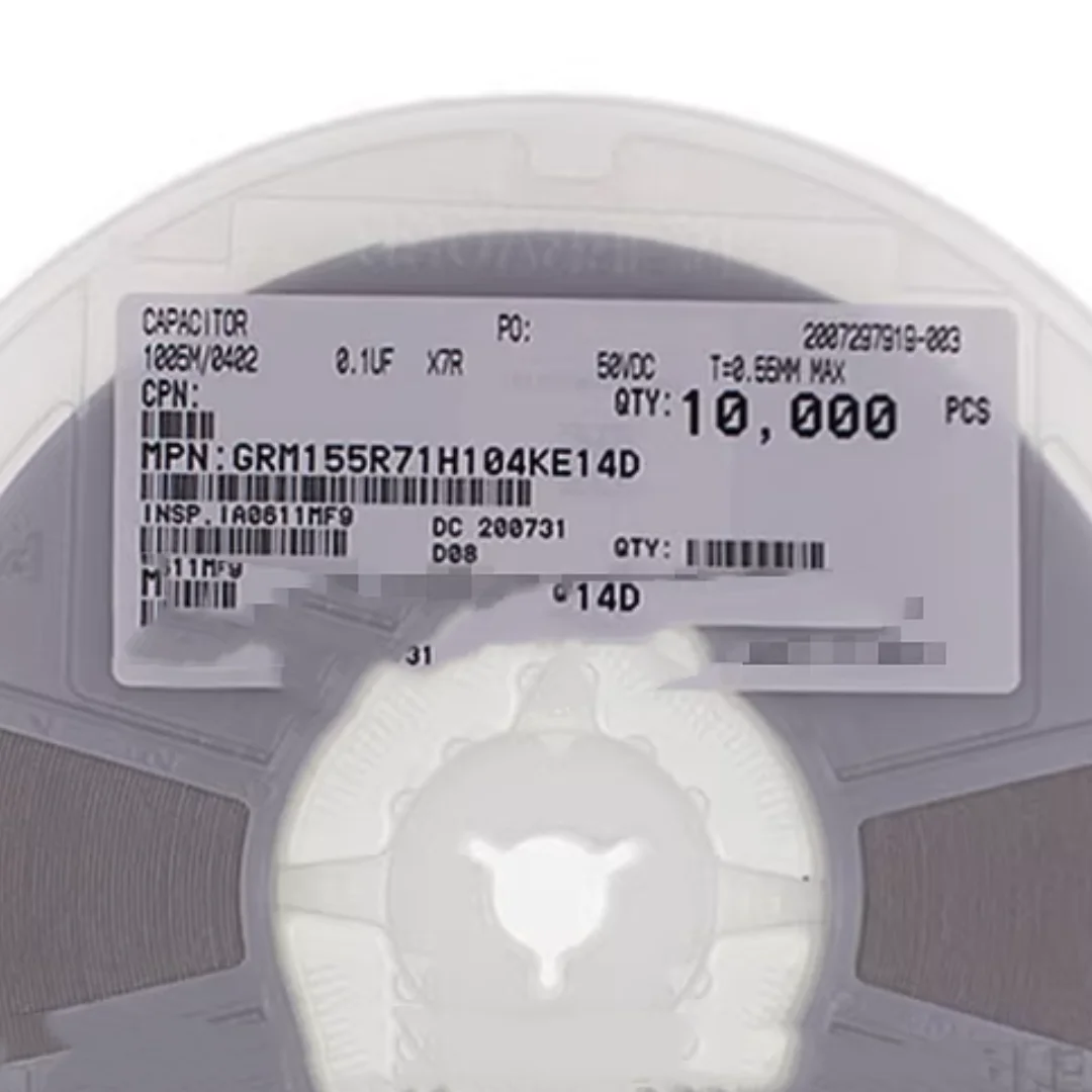 10000 шт./лот, емкость SMT 0402 10% 100NF 104K 0,1 мкФ GRM155R71H104KE14D X7R 50 В
10000 шт./лот, емкость SMT 0402 10% 100NF 104K 0,1 мкФ GRM155R71H104KE14D X7R 50 В