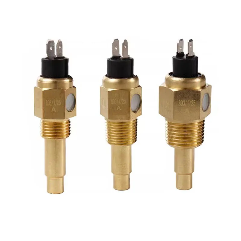 Shangchai diesel generator engine VDO water temperature sensor probe, temperature sensing plug
Shangchai diesel generator engine VDO water temperature sensor probe, temperature sensing plug