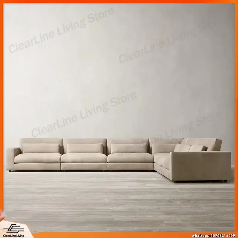 American Classic Sofa Set for Living Room Hotel Villa Custom Size Factory Direct Sale Comfortable Modern Sectional Couch
American Classic Sofa Set for Living Room Hotel Villa Custom Size Factory Direct Sale Comfortable Modern Sectional Couch