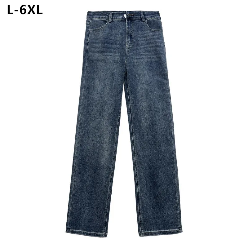 Осенние женские джинсы больших размеров с высокой талией 6XL 5XL Плюс Размер Широкие брюки Прямые 6XL 5XL 4XL Большие джинсовые брюки Женские брюки для девочек 
Осенние женские джинсы больших размеров с высокой талией 6XL 5XL Плюс Размер Широкие брюки Прямые 6XL 5XL 4XL Большие джинсовые брюки Женские брюки для девочек
