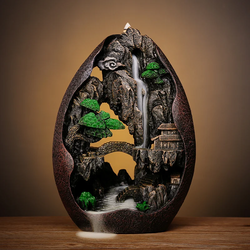 Creative Modern Incense Burner Decoration Waterfall Backflow Incense Burner Ceramic Zen Decor Quemador De Incienso Home Ornament
Creative Modern Incense Burner Decoration Waterfall Backflow Incense Burner Ceramic Zen Decor Quemador De Incienso Home Ornament