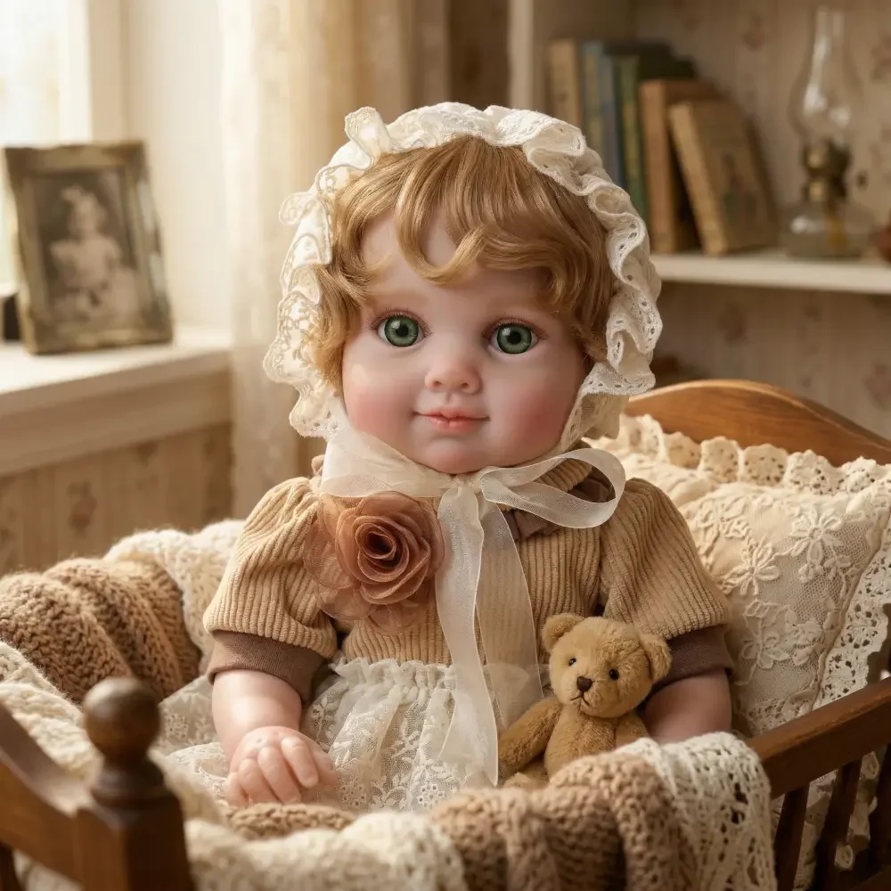 Cloveray Original 45cm Lifelike Newborn Baby Doll Body Silicone Vinyl Lifelike Newborn Doll handmade girl collection gifts
Cloveray Original 45cm Lifelike Newborn Baby Doll Body Silicone Vinyl Lifelike Newborn Doll handmade girl collection gifts