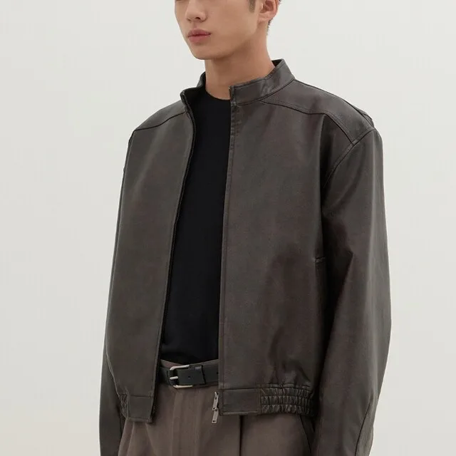 Мужское байкерское кожаное пальто Mimifa Jaet с воротником-стойкой, осень-зима, модное повседневное пальто с длинным светом на молнии, длина ort
Мужское байкерское кожаное пальто Mimifa Jaet с воротником-стойкой, осень-зима, модное повседневное пальто с длинным светом на молнии, длина ort