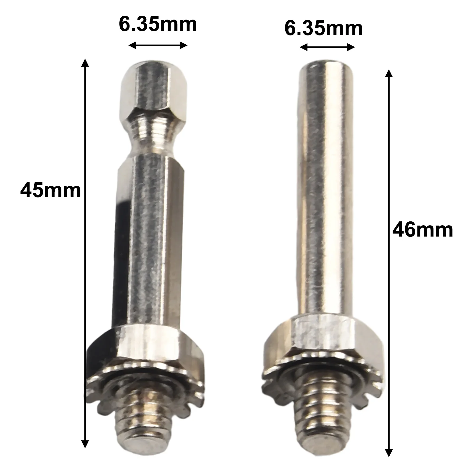 New Practical Disc Pad Holder Rotary 45mm 6.35mm Hex Shank Grinding 1/4'' Hex Shank 3Pcs/set Maintenance Metal
New Practical Disc Pad Holder Rotary 45mm 6.35mm Hex Shank Grinding 1/4'' Hex Shank 3Pcs/set Maintenance Metal