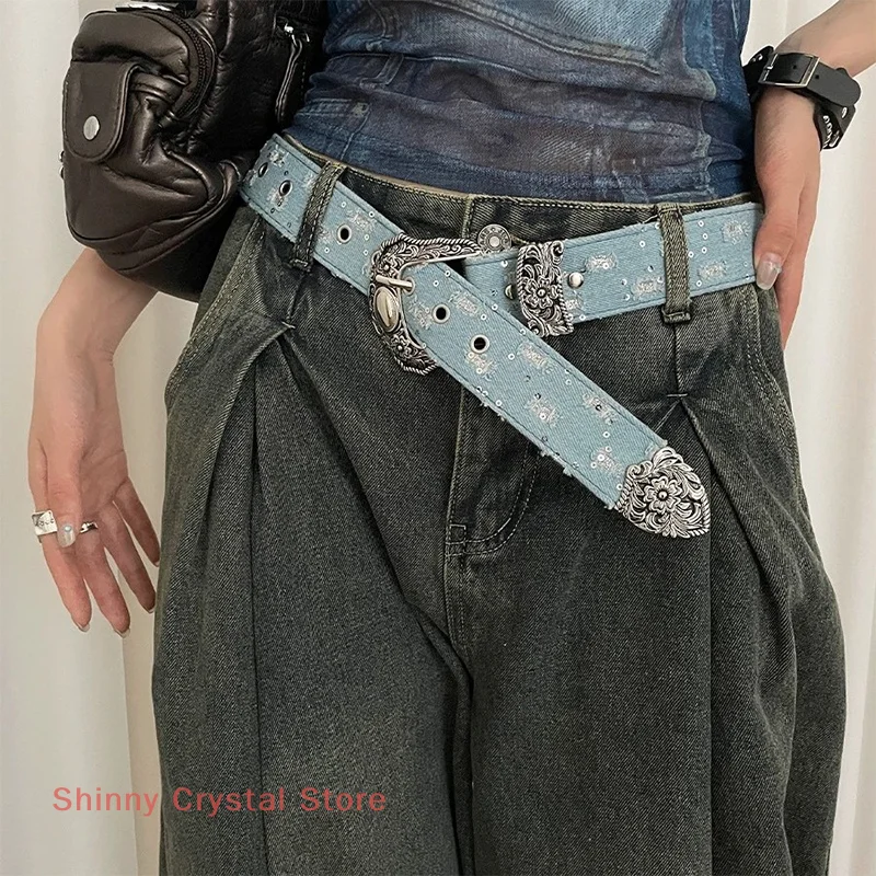 Korean Style Retro Jeans Belt Female Personality Y2K Vintage INS Style With Jeans Belt Decoration Belt Clothing Accessories
Korean Style Retro Jeans Belt Female Personality Y2K Vintage INS Style With Jeans Belt Decoration Belt Clothing Accessories