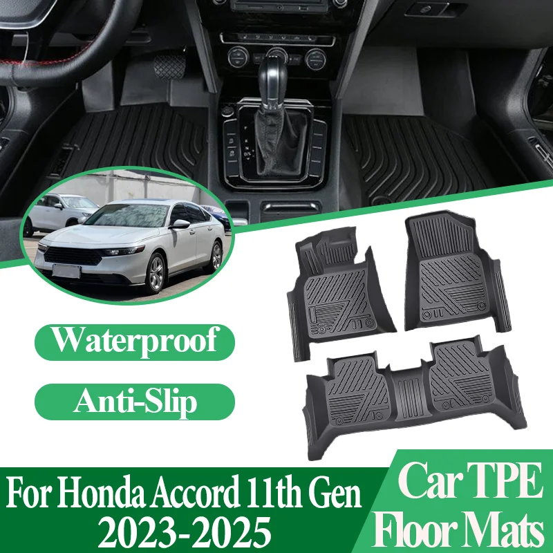 Для Honda Accord 11-го поколения MK11 2023-2025 Материал TPE Автомобильные коврики Негрязные противоскользящие коврики для ног Коврик для ног Автозапчасти
Для Honda Accord 11-го поколения MK11 2023-2025 Материал TPE Автомобильные коврики Негрязные противоскользящие коврики для ног Коврик для ног Автозапчасти