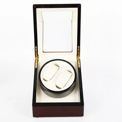 Automatic Watch Winder Display Box, Rotation PU Leather Watch Winder Collector Watch Case, Brown, 2 Slots Automatic Watch Winder Display Box, Rotation PU Leather Watch Winder Collector Watch Case, Brown, 2 Slots