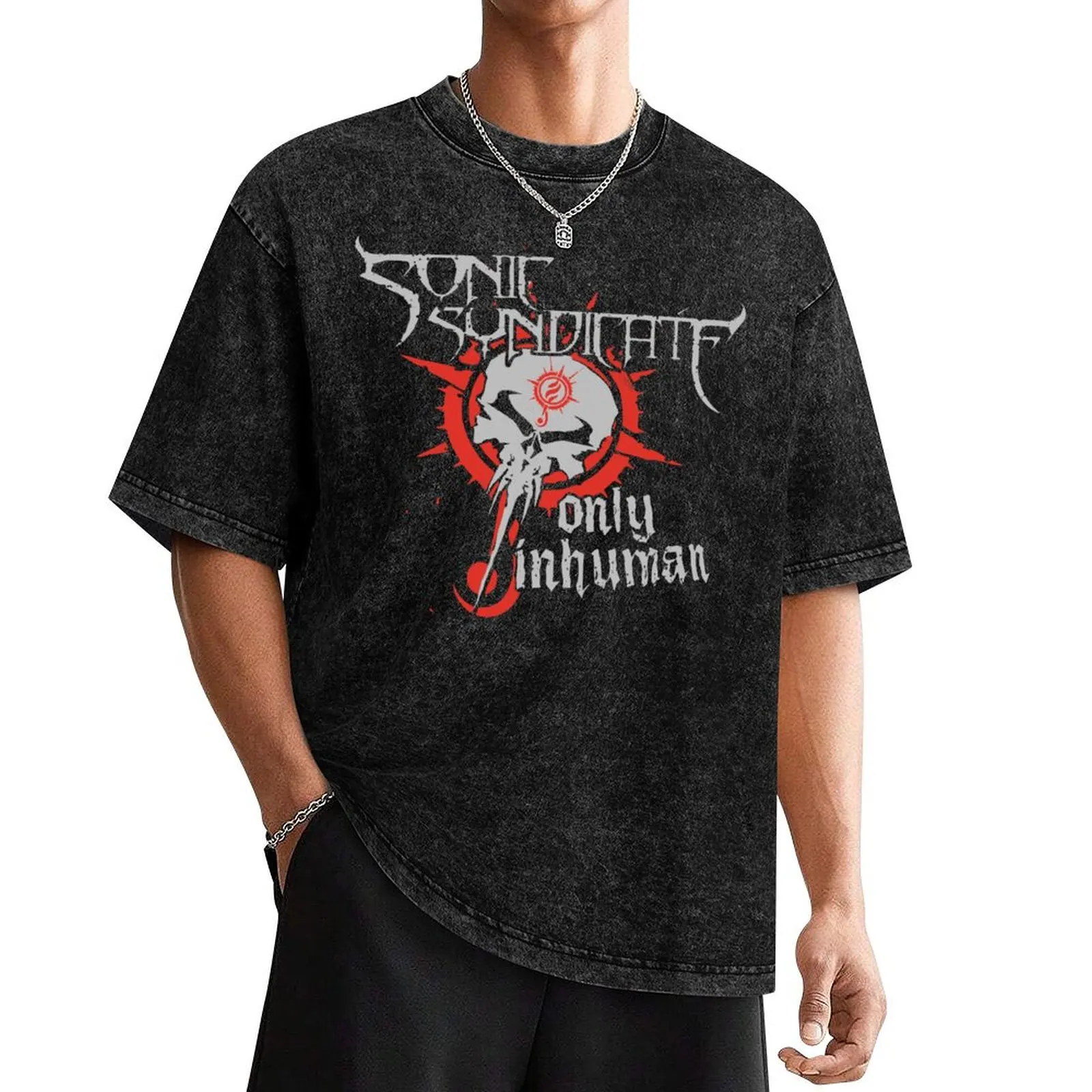 Sonic Syndicate Only Inhuman T-Shirt man clothes cotton man t-shirts mens big and tall t shirts
Sonic Syndicate Only Inhuman T-Shirt man clothes cotton man t-shirts mens big and tall t shirts