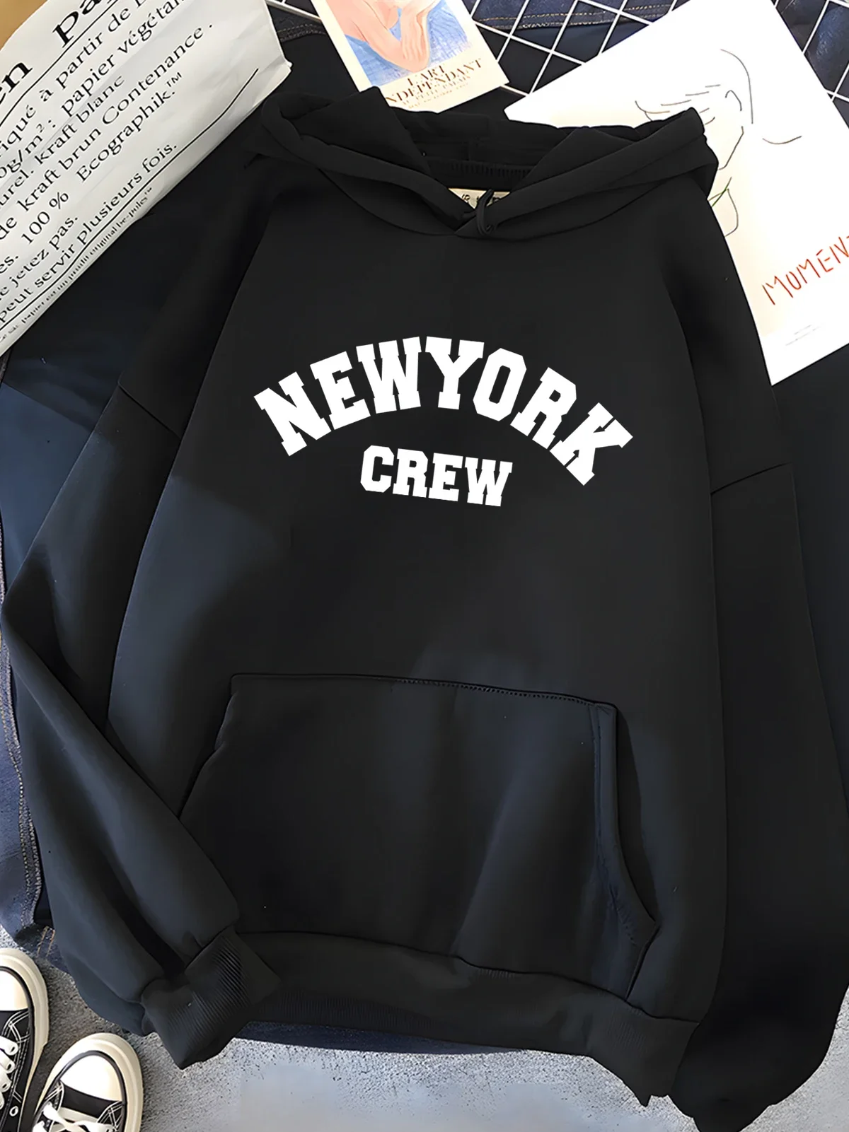 New York Letter Print Hooded Men Women American Style Hoodies Plus Size Sweatshirt Four Seasons Pullover Unisex Streetwear Tops 
New York Letter Print Hooded Men Women American Style Hoodies Plus Size Sweatshirt Four Seasons Pullover Unisex Streetwear Tops