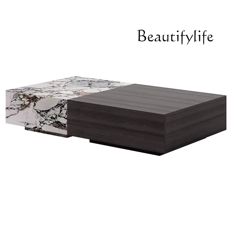 Nordic simple size apartment marble rock slab coffee table living room home storage solid wood coffee table combination
Nordic simple size apartment marble rock slab coffee table living room home storage solid wood coffee table combination