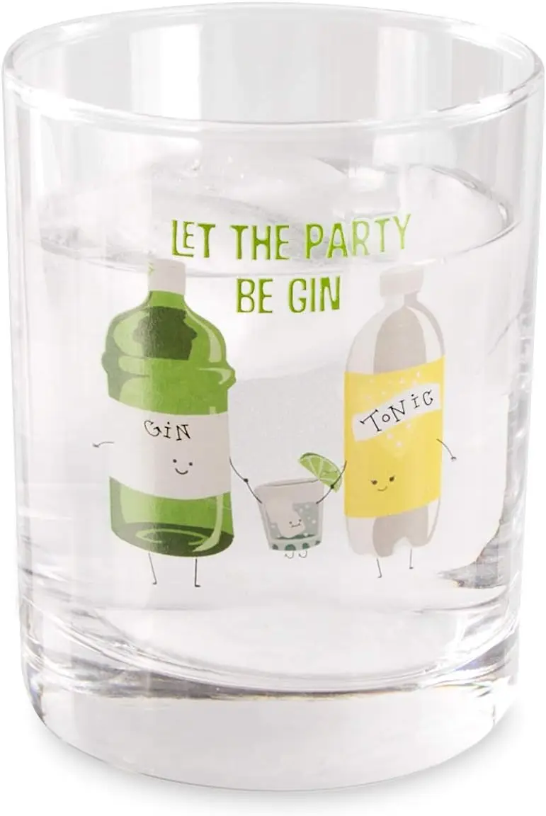 11 oz Low Ball Rocks Glass - Let The Party Be Gin - Premium Quality Glass
11 oz Low Ball Rocks Glass - Let The Party Be Gin - Premium Quality Glass
