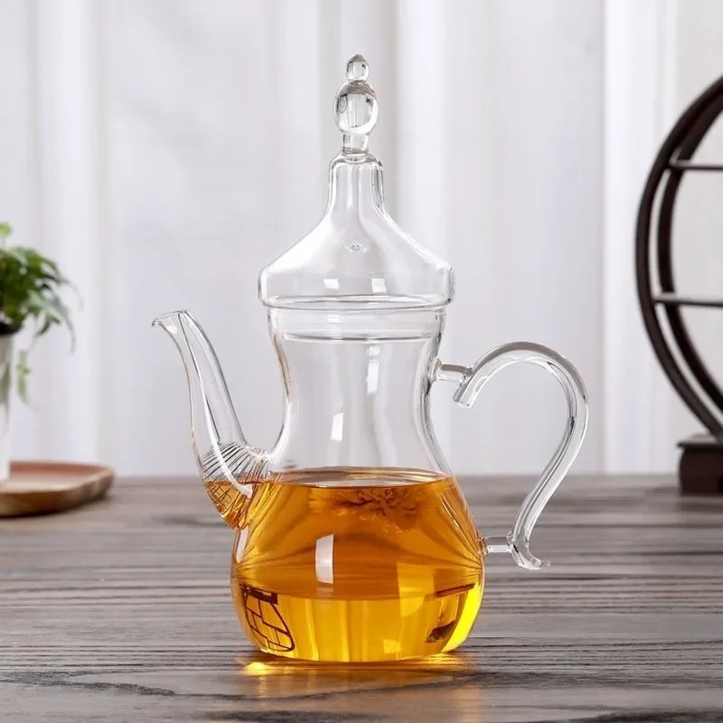 Large Capacity 1000ml High Borosilicate Arabic Glass Teapot with Filter Heat Resistant Cold Kettle Flower Tea Pot Teaware
Large Capacity 1000ml High Borosilicate Arabic Glass Teapot with Filter Heat Resistant Cold Kettle Flower Tea Pot Teaware