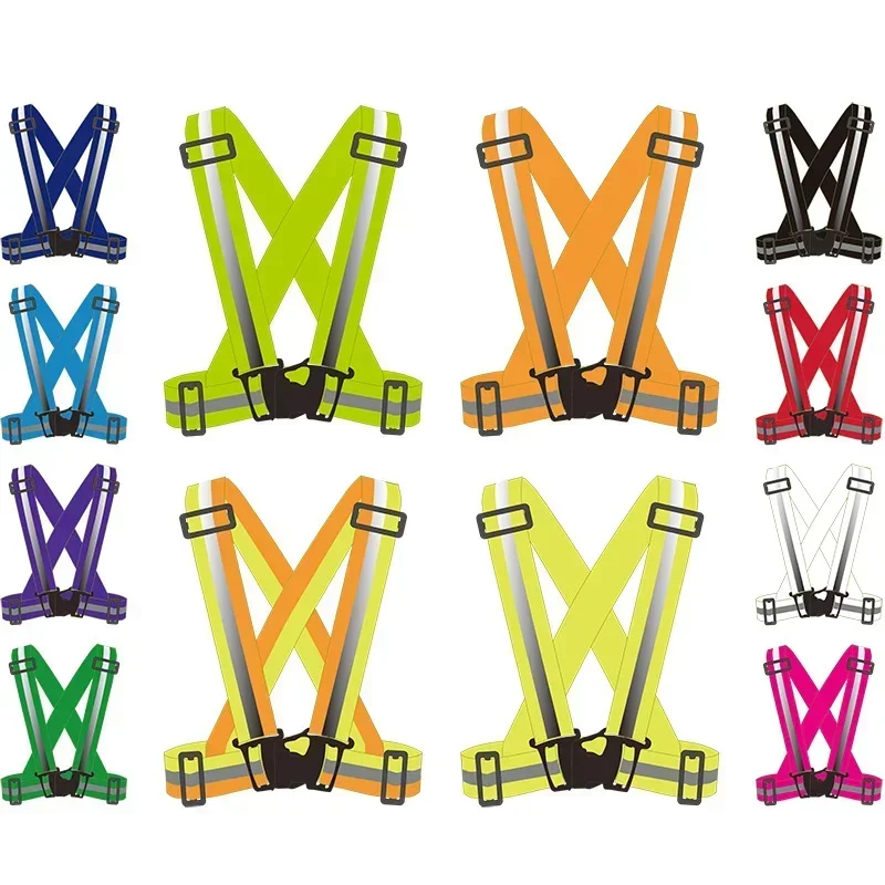 Safety vest for adults and children, adjustable elastic belt, reflective tape for night running and riding suit
Safety vest for adults and children, adjustable elastic belt, reflective tape for night running and riding suit