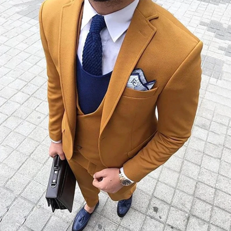 Costume Homme 3 Piece Suits for Men Slim Fit New Fashion Formal Shawl Lapel Business Suit Groomsmen Best Man Wedding Tuxedo
Costume Homme 3 Piece Suits for Men Slim Fit New Fashion Formal Shawl Lapel Business Suit Groomsmen Best Man Wedding Tuxedo