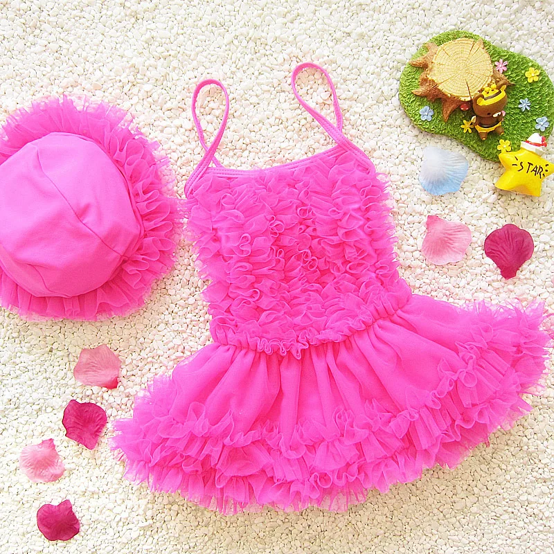 Girls Skirt Type Lace One-Piece Swimsuit with Swim Cap Child Kids Solid Sweet Color Mesh Swimwear Beachwear Lovely Bathing Suit
Girls Skirt Type Lace One-Piece Swimsuit with Swim Cap Child Kids Solid Sweet Color Mesh Swimwear Beachwear Lovely Bathing Suit