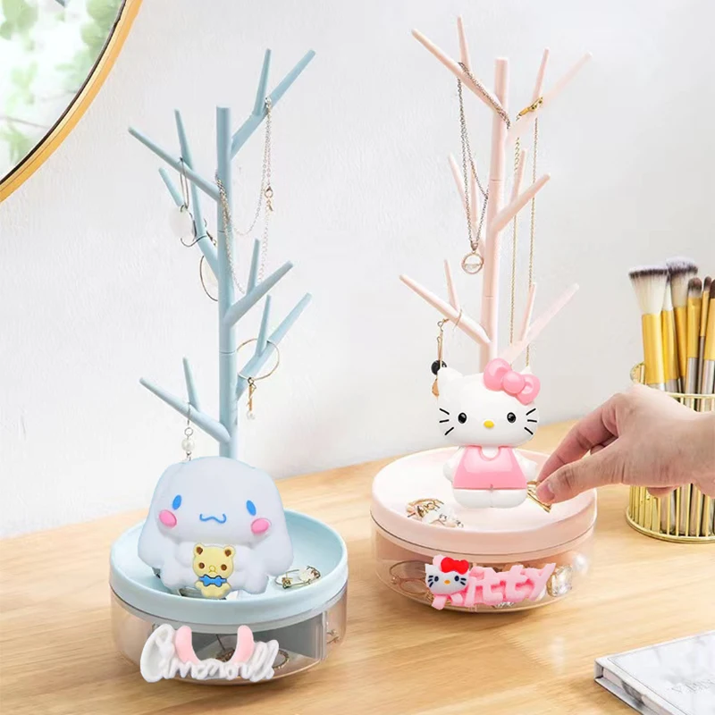 Подставка для ювелирных изделий Sanrio, милая домашняя шкатулка для хранения украшений в виде веток, креативный подарок Hello Kitty Kuromi
Подставка для ювелирных изделий Sanrio, милая домашняя шкатулка для хранения украшений в виде веток, креативный подарок Hello Kitty Kuromi