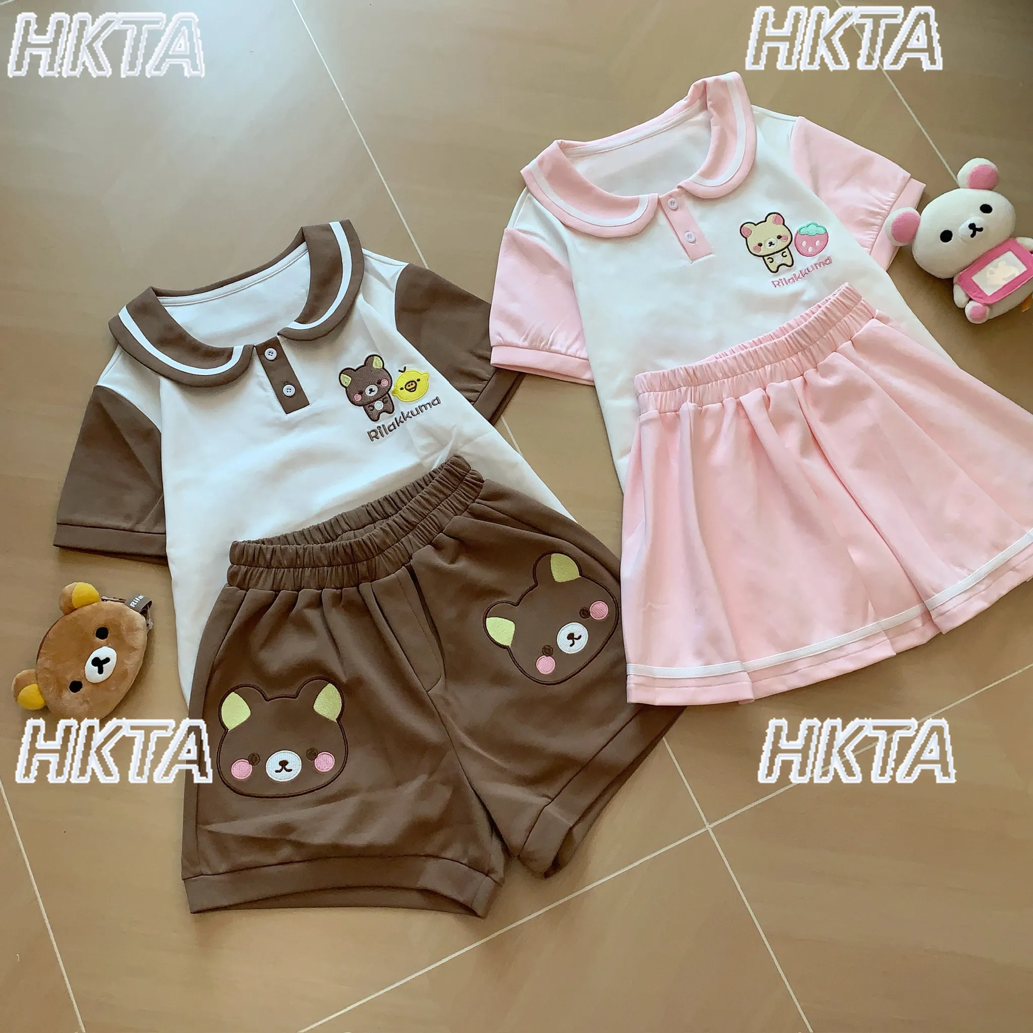 Cute Cartoon Embroidery Summer New Contrasting Color Lapel Short Sleeved Casual Tshirt Top Sweet Pleated Mini Skirt Lolita Women
Cute Cartoon Embroidery Summer New Contrasting Color Lapel Short Sleeved Casual Tshirt Top Sweet Pleated Mini Skirt Lolita Women