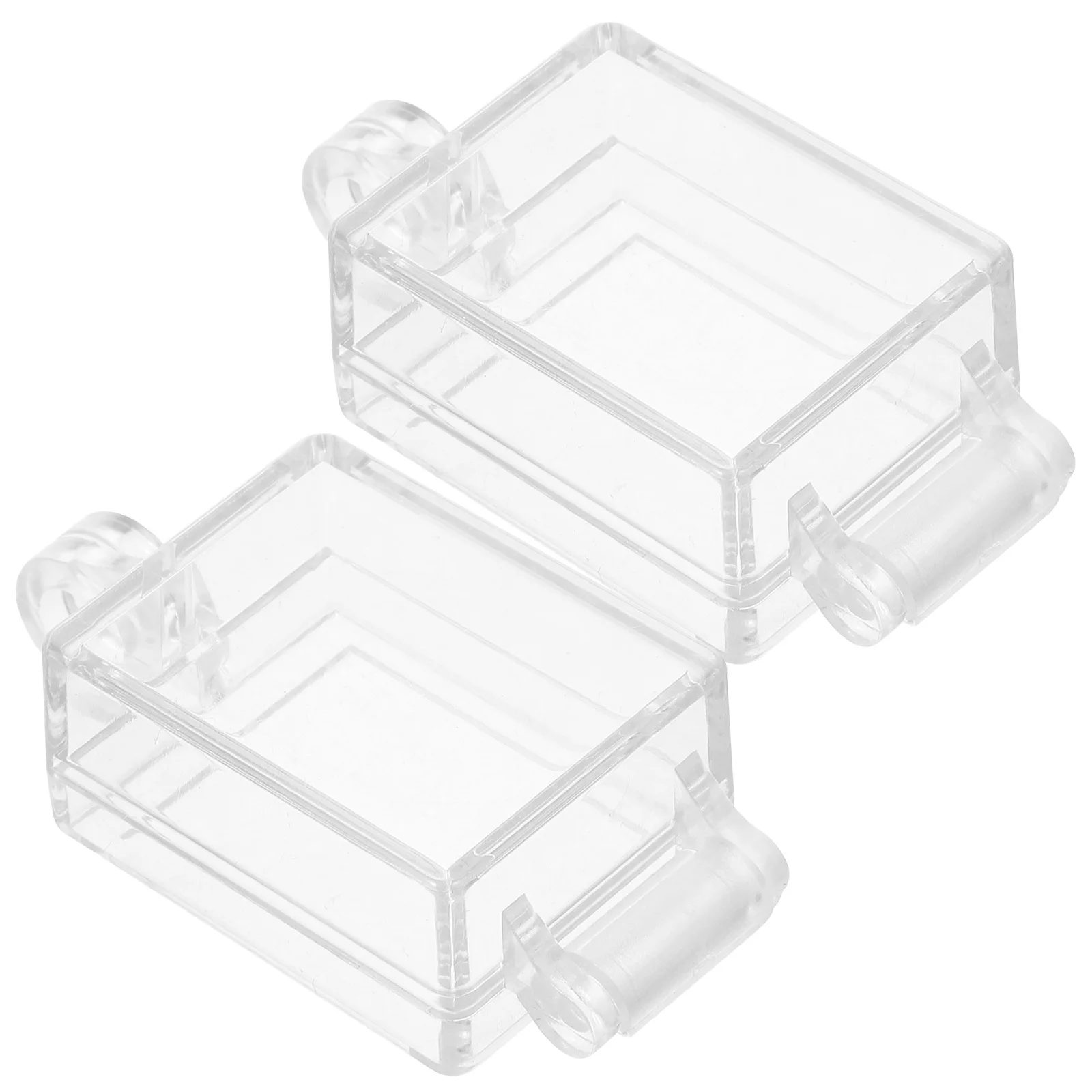 2Pcs Universal Rocker Switch Cover Waterproof Transparent Button Protector for Electrical Equipment Car Boat Machinery Start