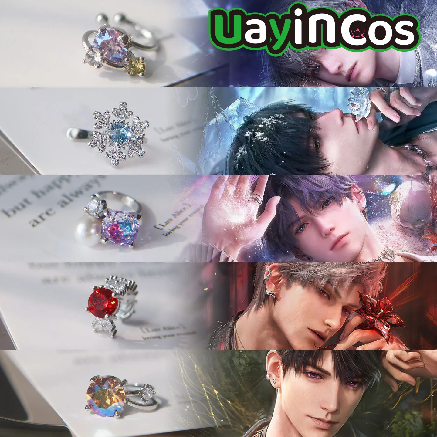In Stock Love and Deepspace Rafayel Sylus Caleb Zayne Xavier Earring Pendant Ear Cuff Earring Accessories Anime Game Toy Gift
In Stock Love and Deepspace Rafayel Sylus Caleb Zayne Xavier Earring Pendant Ear Cuff Earring Accessories Anime Game Toy Gift