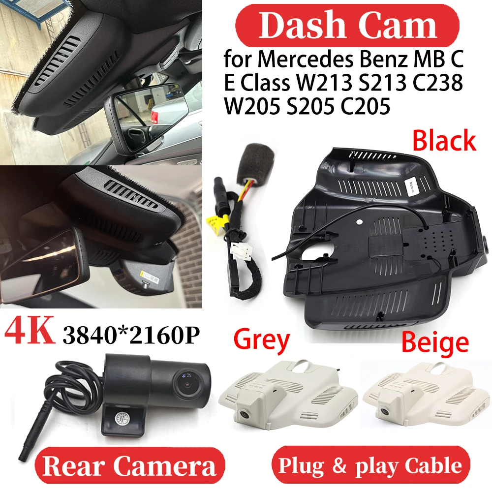for Mercedes Benz MB C E Class W213 S213 C238 W205 S205 C205 Car 4K Video Recorder DVR Dash Cam Dashboard Camera Night Vision 
for Mercedes Benz MB C E Class W213 S213 C238 W205 S205 C205 Car 4K Video Recorder DVR Dash Cam Dashboard Camera Night Vision