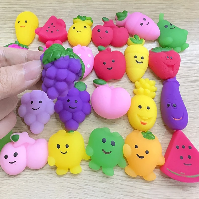 5Pcs Cartoon Cute Fruit Soft Vent Toys Funny Children's Stress Relieving Toys Novelty Pinch Ball Kids Fun Holiday Birthday Gift
5Pcs Cartoon Cute Fruit Soft Vent Toys Funny Children's Stress Relieving Toys Novelty Pinch Ball Kids Fun Holiday Birthday Gift