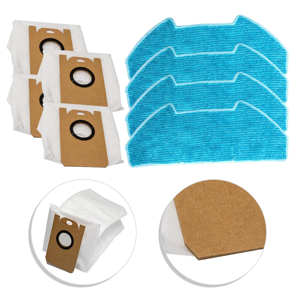 Robot Vacuum Mop Cloth and Dust Bags for Redkey R10 Maintain Clean Floors with Sturdy Material and Clog Design
Robot Vacuum Mop Cloth and Dust Bags for Redkey R10 Maintain Clean Floors with Sturdy Material and Clog Design