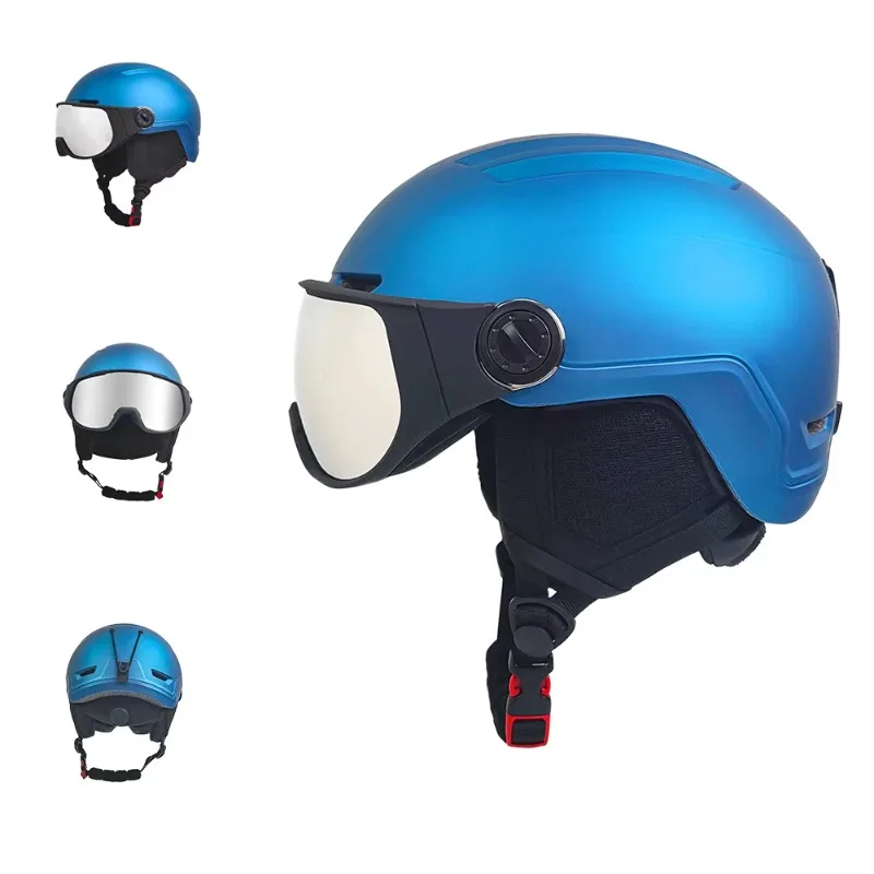 New Ski Helmet Snowboard Breathable Winter Sports Unisex Snow Cap, Ski Goggles Removable
New Ski Helmet Snowboard Breathable Winter Sports Unisex Snow Cap, Ski Goggles Removable