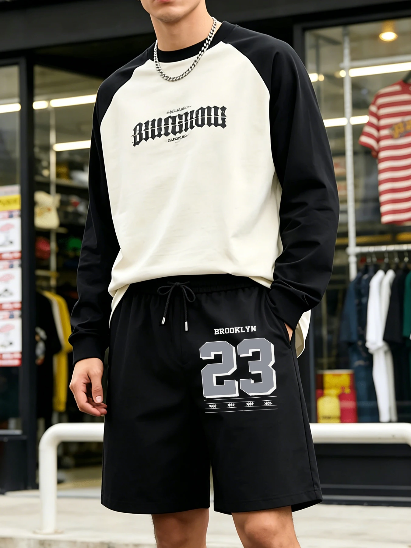 Brooklyn Number 23 Creative Print Man Summer Sport Clothes Running Short Pants Loose Drawstring Bottoms Fashion Jogging Shorts
Brooklyn Number 23 Creative Print Man Summer Sport Clothes Running Short Pants Loose Drawstring Bottoms Fashion Jogging Shorts