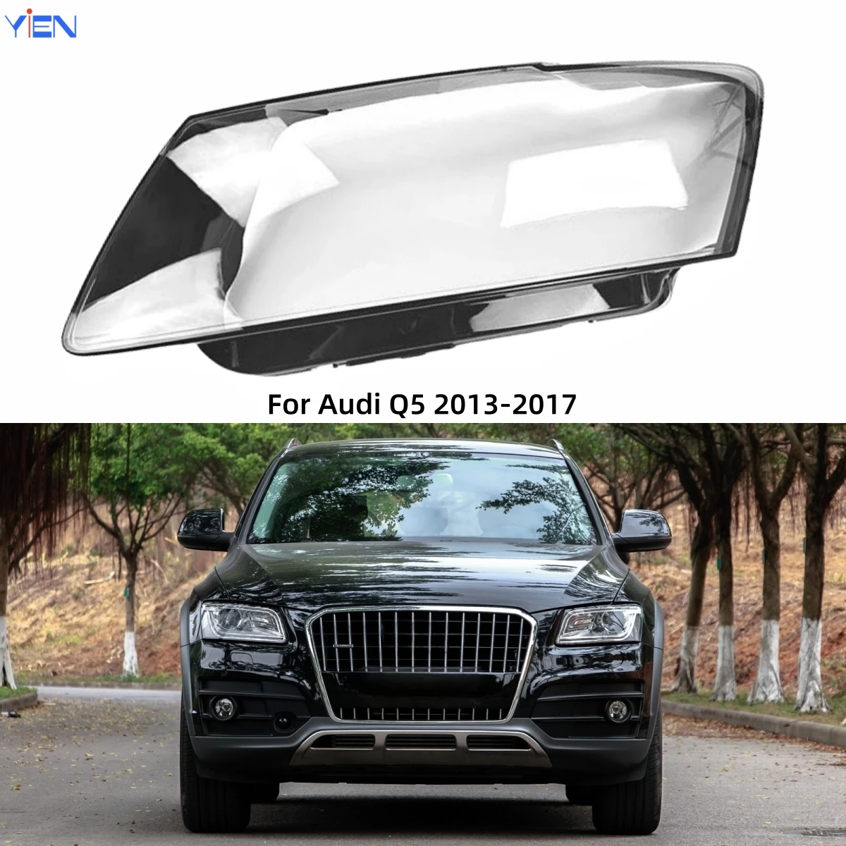 For Audi Q5 2013 2014 2015 2016 2017 Vehicle Accessories Lampshade Head Lampe Cover Car Front Headlight Lens Cover Lights Shell
For Audi Q5 2013 2014 2015 2016 2017 Vehicle Accessories Lampshade Head Lampe Cover Car Front Headlight Lens Cover Lights Shell