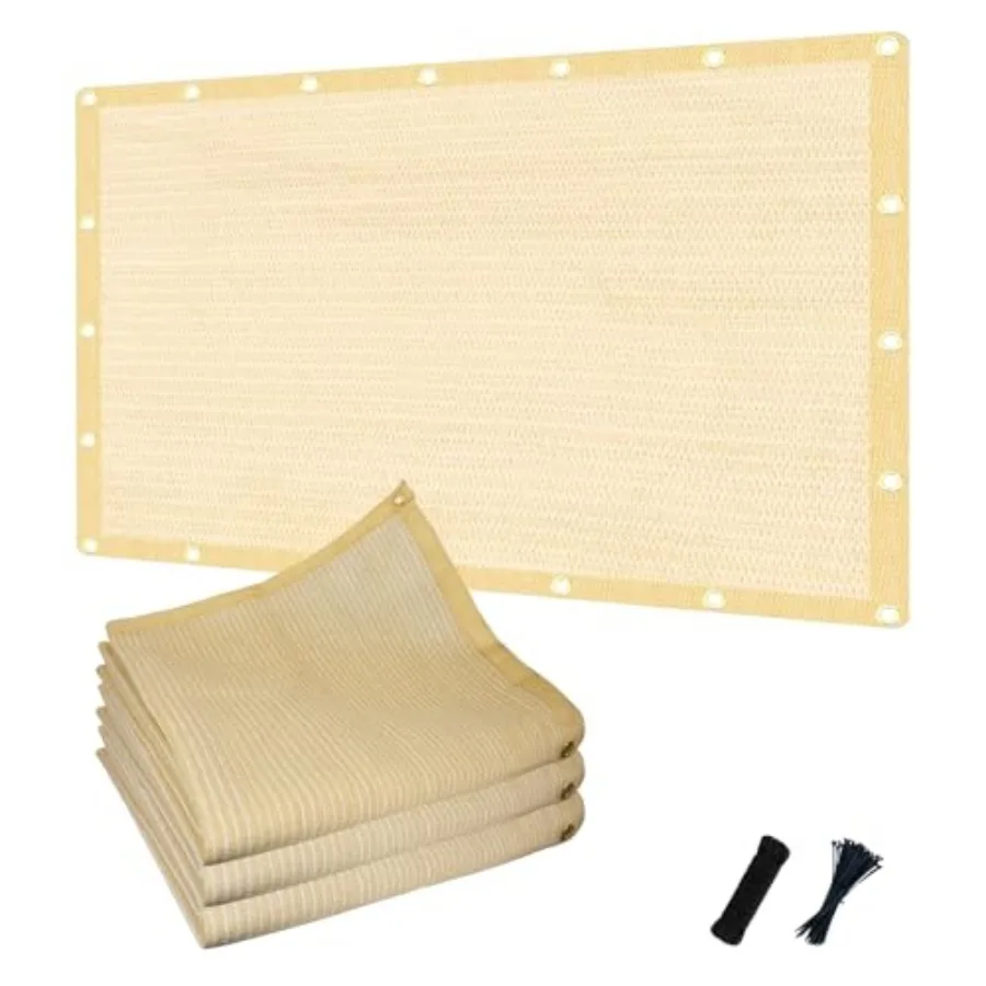 90% Sun Shades for Outdoor Patio Shade Cloth with Grommets, Pergola Shade Cover Breathable Sun Shade Fabric for Garden Plants B
90% Sun Shades for Outdoor Patio Shade Cloth with Grommets, Pergola Shade Cover Breathable Sun Shade Fabric for Garden Plants B