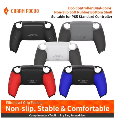 Redesigned PS5 controller Two-color non-slip bottom case replacement for BDM-010, 020, 030, 040, 050 Model
Redesigned PS5 controller Two-color non-slip bottom case replacement for BDM-010, 020, 030, 040, 050 Model