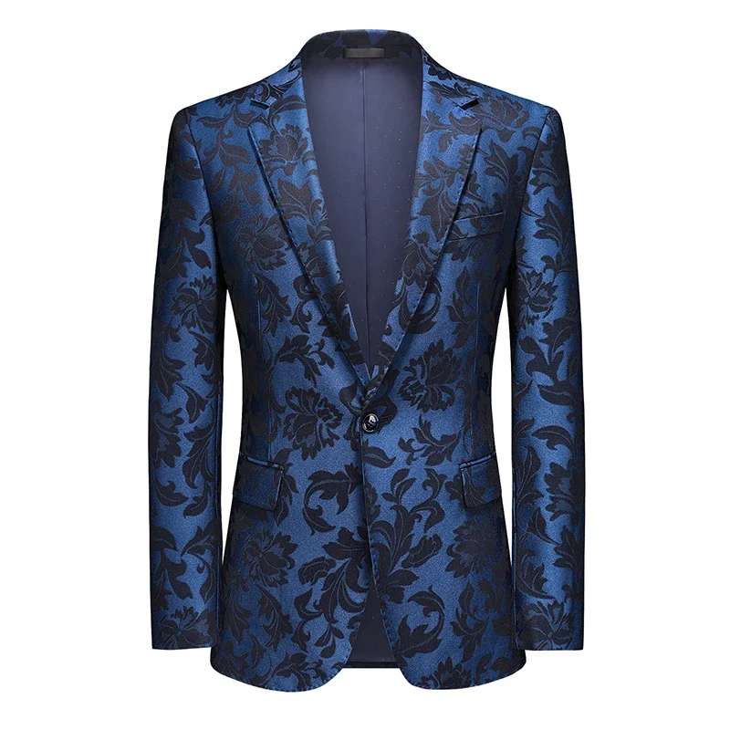 2023 New Men's Fashion Suit Party Coat Casual Slim Fit Blazer Buttons Suit Floral printing Blazers Jacket Men Business coat
2023 New Men's Fashion Suit Party Coat Casual Slim Fit Blazer Buttons Suit Floral printing Blazers Jacket Men Business coat