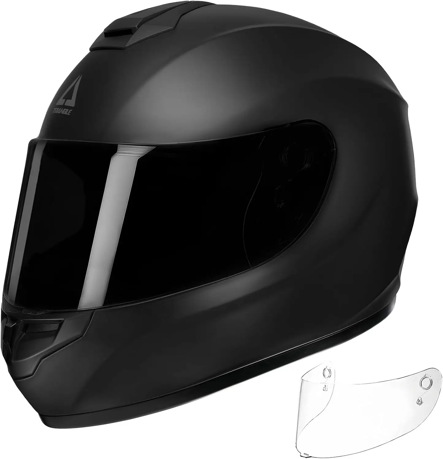 Full Face Motorcycle Helmet for Men & Women, Tinted and Clear Visor, DOT Approved
Full Face Motorcycle Helmet for Men & Women, Tinted and Clear Visor, DOT Approved