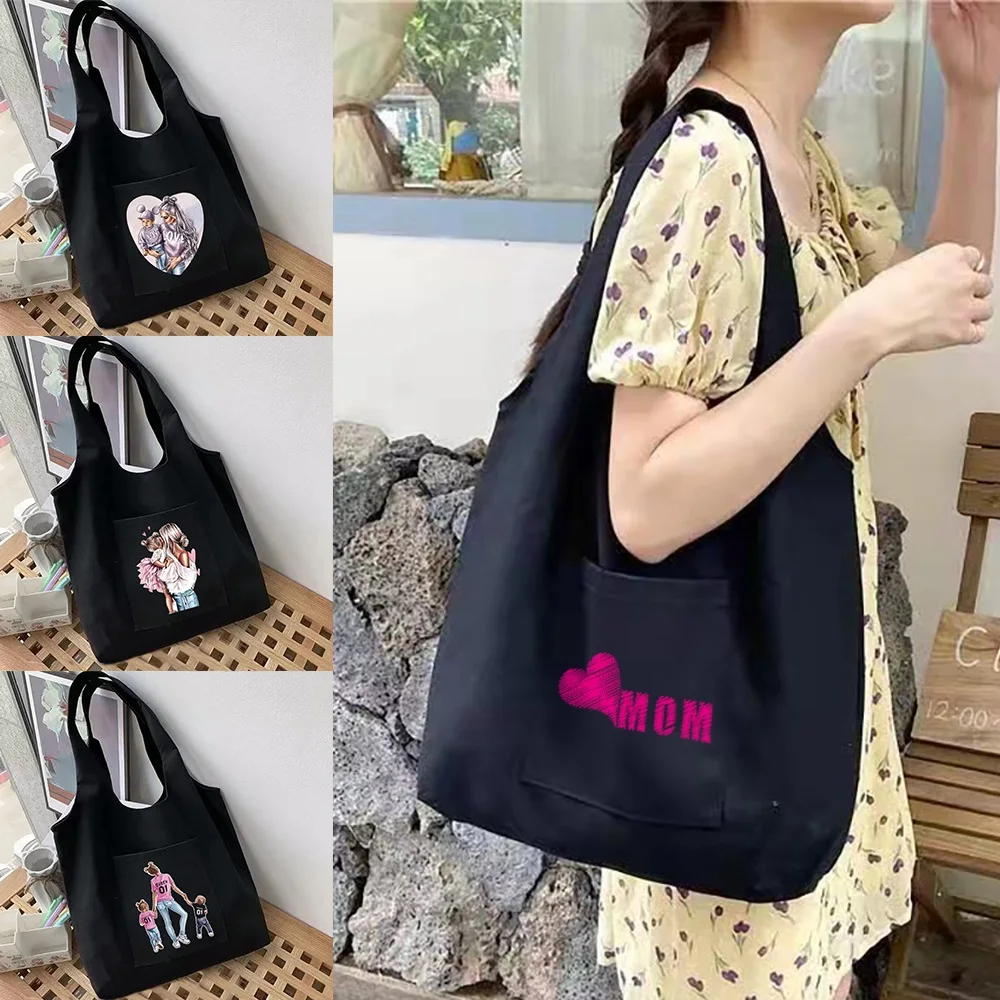 Women's Shopping Bags Commuter Shopper Vest Bag Mom Series Cotton Cloth Canvas Grocery Bolsas Eco Handbags Student Tote Bag
Women's Shopping Bags Commuter Shopper Vest Bag Mom Series Cotton Cloth Canvas Grocery Bolsas Eco Handbags Student Tote Bag