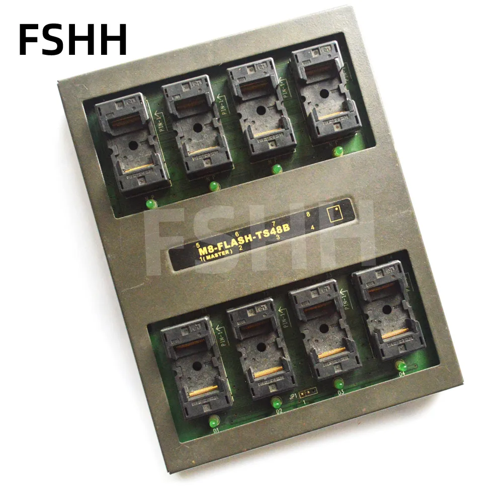 M8-FLASH-TS48 M8-FLASH-TS48B Programming Module for ALL-100 Programmer 8pcs TSOP48 test socket in 1 adapter
M8-FLASH-TS48 M8-FLASH-TS48B Programming Module for ALL-100 Programmer 8pcs TSOP48 test socket in 1 adapter