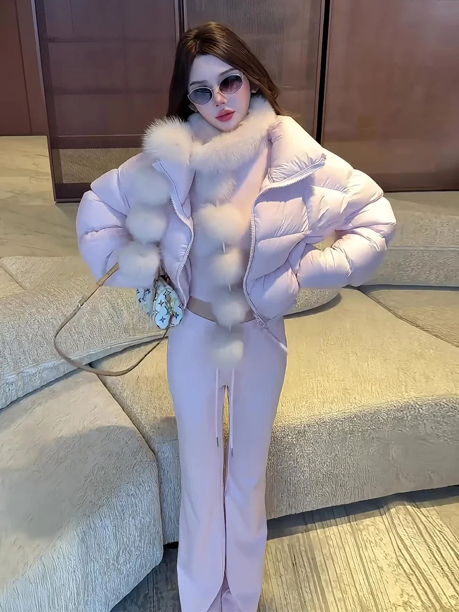 ort Puffer Jaet Women's Thiened Fluffy Bread Sle Warm Outerwear Stand Collar 90 White Du down Casual Loose Fit
ort Puffer Jaet Women's Thiened Fluffy Bread Sle Warm Outerwear Stand Collar 90 White Du down Casual Loose Fit