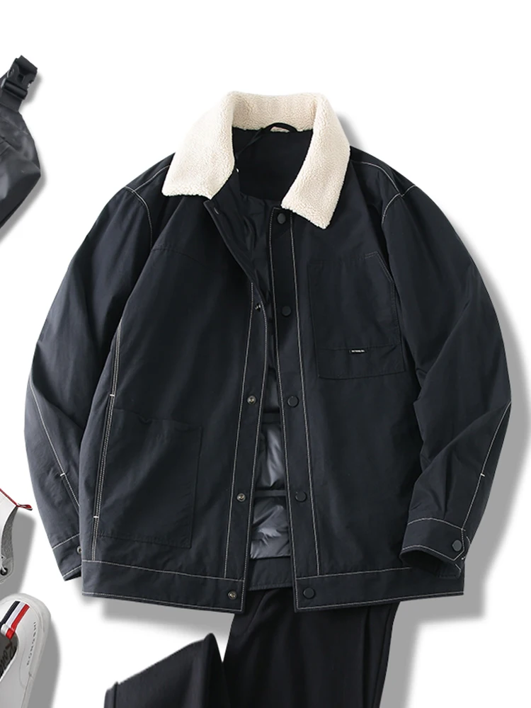 Lightweight Faux Lamb Fur Collar down Jaet Men's Casual Thiened Winter New Sle Outdoor Clothing Youth ular Sle
Lightweight Faux Lamb Fur Collar down Jaet Men's Casual Thiened Winter New Sle Outdoor Clothing Youth ular Sle