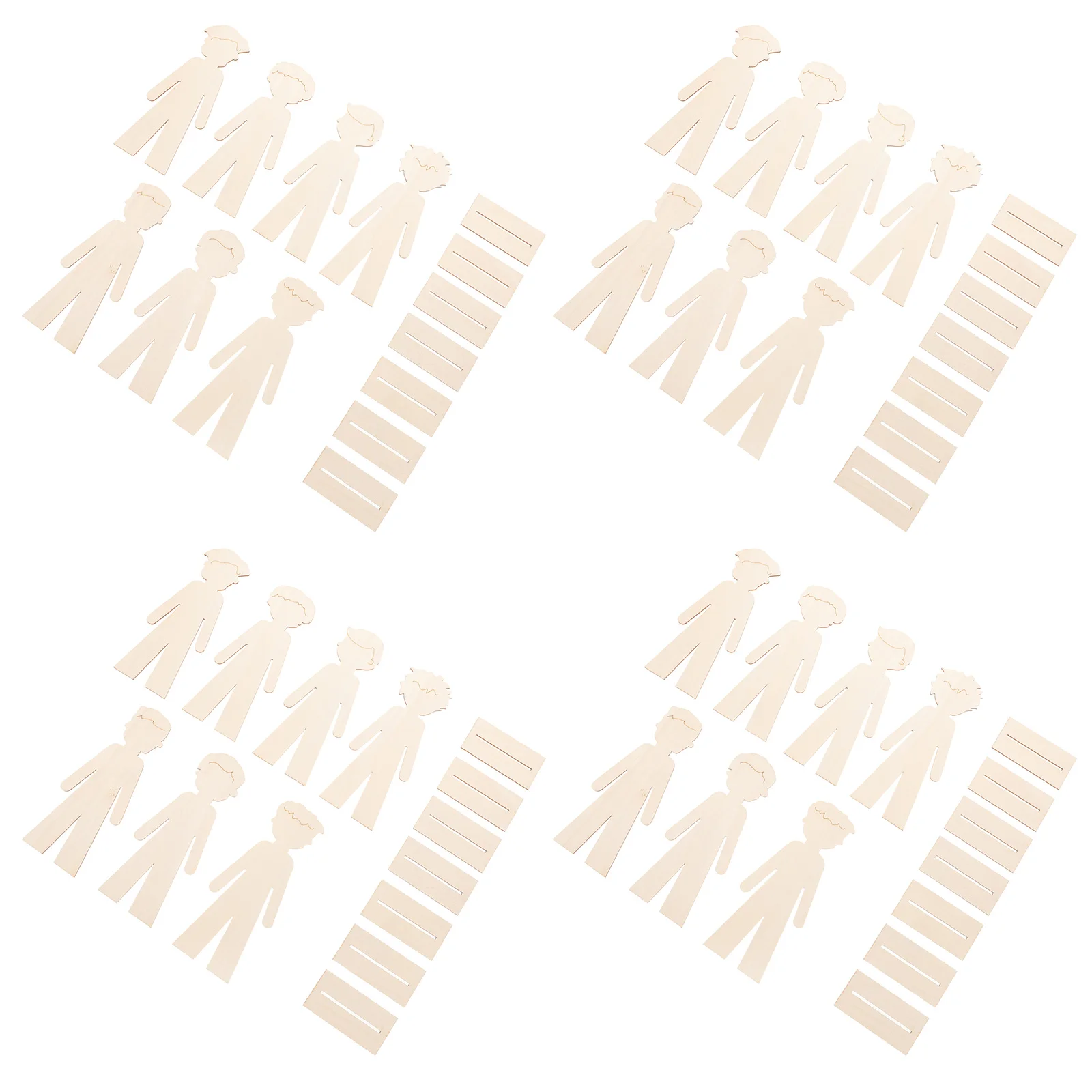 40Pcs Wooden People Cutouts Unfinished Boy Shapes for Holiday Crafts Painting Decoration Christmas DIY Projects
40Pcs Wooden People Cutouts Unfinished Boy Shapes for Holiday Crafts Painting Decoration Christmas DIY Projects