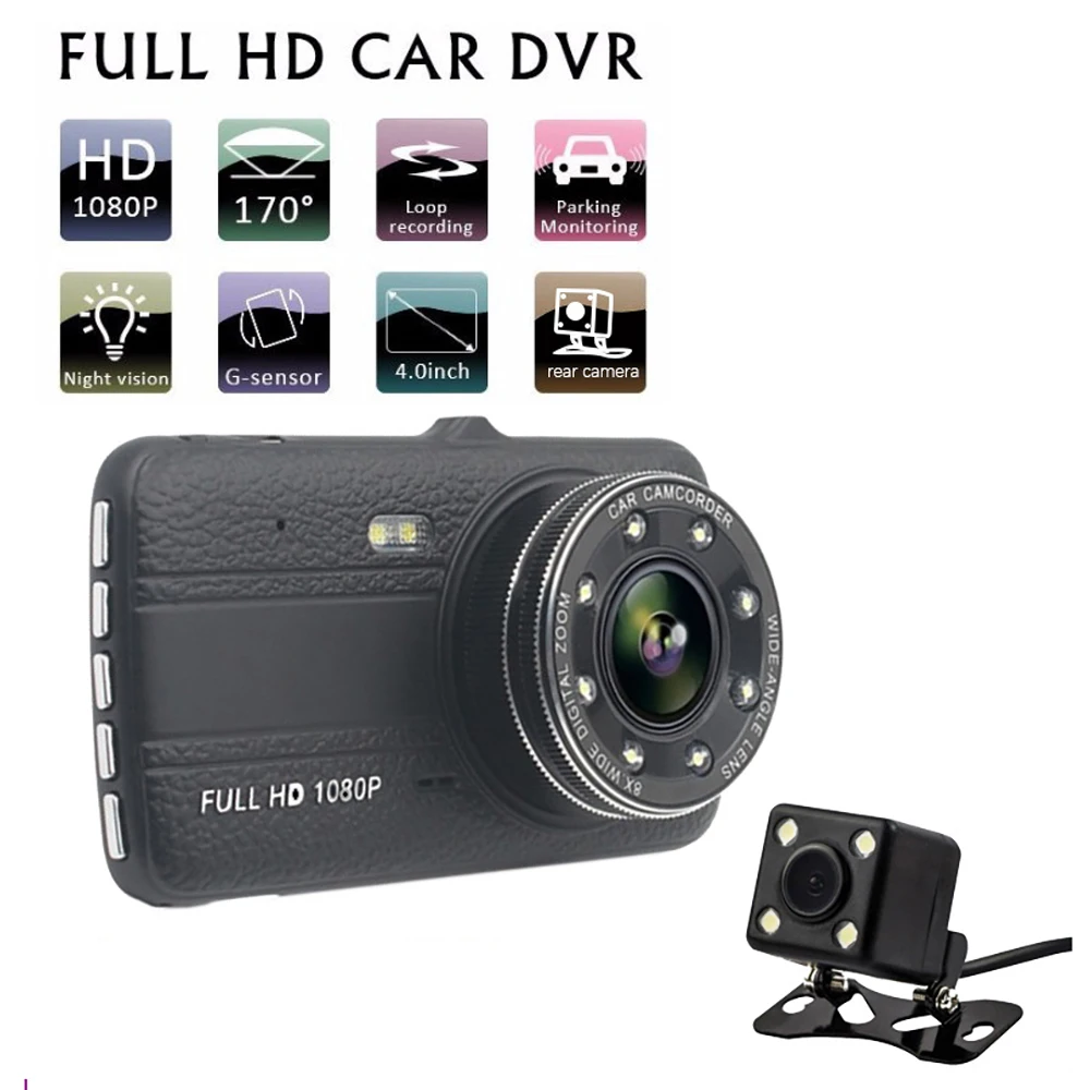 Car DVR Full HD 1080P Dash Cam Rear View Vehicle Video Recorder Night Vision Auto Dashcam Black Box Car Accessories Registrator
Car DVR Full HD 1080P Dash Cam Rear View Vehicle Video Recorder Night Vision Auto Dashcam Black Box Car Accessories Registrator