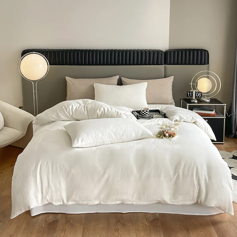 2024 new 60 satin jacquard cotton four-piece set, pure cotton light luxury high-end quilt cover, bed sheet four-piece set
2024 new 60 satin jacquard cotton four-piece set, pure cotton light luxury high-end quilt cover, bed sheet four-piece set