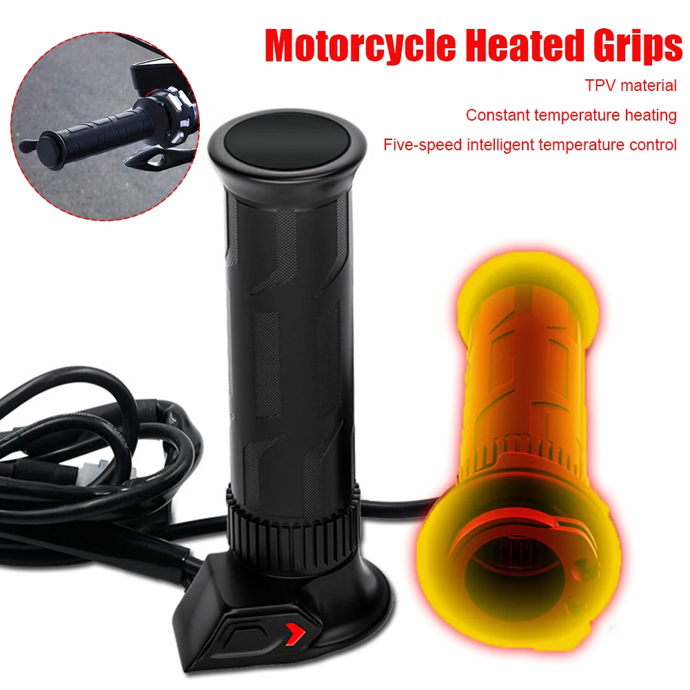 1Pair New Universal Motorcycle 22mm Hand Heated Grips Molded Grips ATV Warmers Adjust Temperature Hot Handlebar Motorcycle Parts
1Pair New Universal Motorcycle 22mm Hand Heated Grips Molded Grips ATV Warmers Adjust Temperature Hot Handlebar Motorcycle Parts