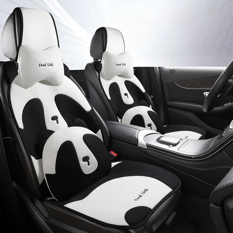 Shy Panda Pattern Linen Texture Car Seat Cushion Set–Multiple Pieces Available, Comfortable and Durable Texture, Universa lFit
Shy Panda Pattern Linen Texture Car Seat Cushion Set–Multiple Pieces Available, Comfortable and Durable Texture, Universa lFit
