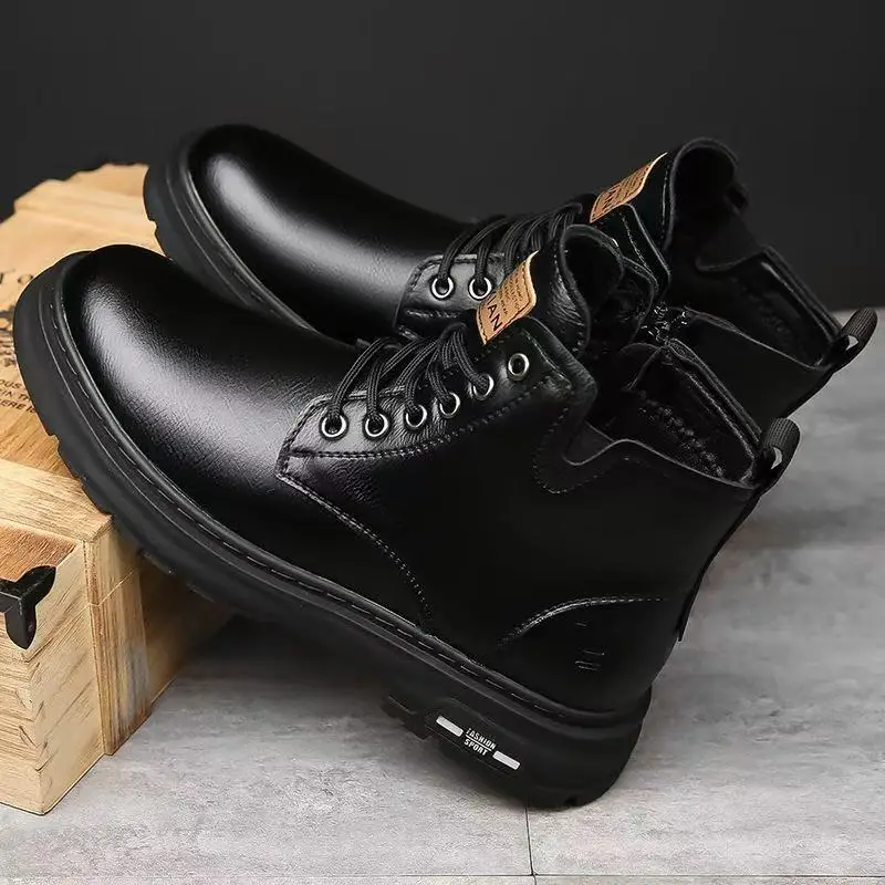 Fashionable Men's Shoes 2025 Spring New British Retro Business Casual Wedding Office Thick Bottom Leather round Toe Zipper Cl...
Fashionable Men's Shoes 2025 Spring New British Retro Business Casual Wedding Office Thick Bottom Leather round Toe Zipper Cl...