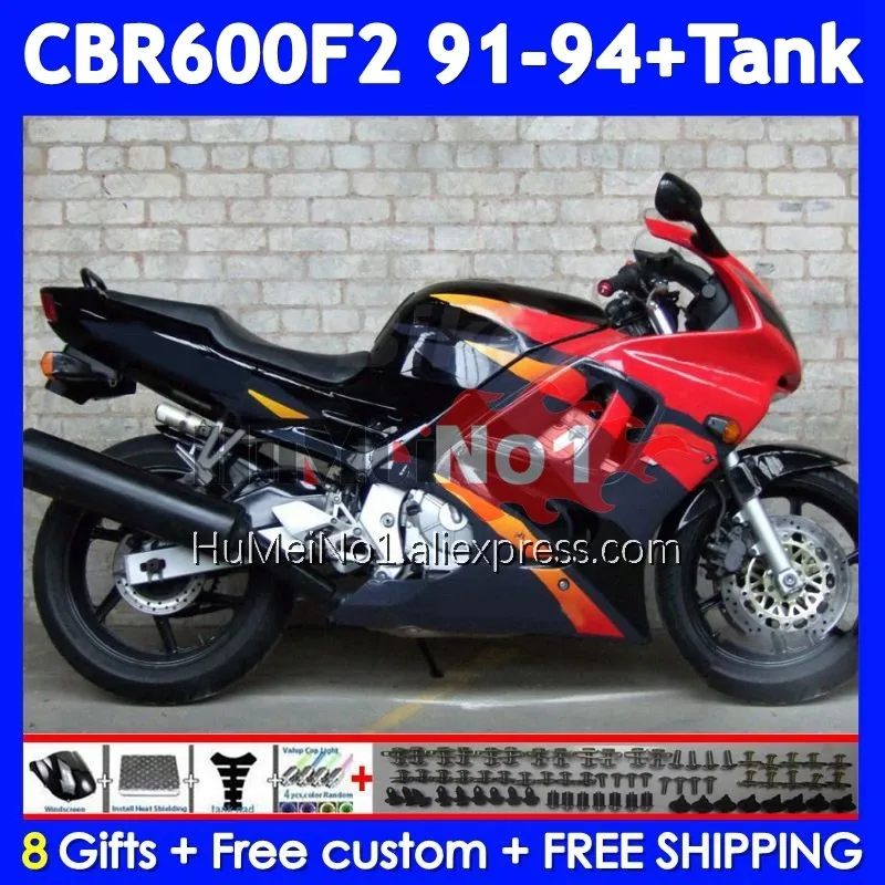 Body+Tank For HONDA CBR 600F2 600 F2 CBR600F2 91 92 93 94 37No.319 CBR600FS CBR600 F2 FS 1991 1992 Red black 1993 1994 Fairing
Body+Tank For HONDA CBR 600F2 600 F2 CBR600F2 91 92 93 94 37No.319 CBR600FS CBR600 F2 FS 1991 1992 Red black 1993 1994 Fairing