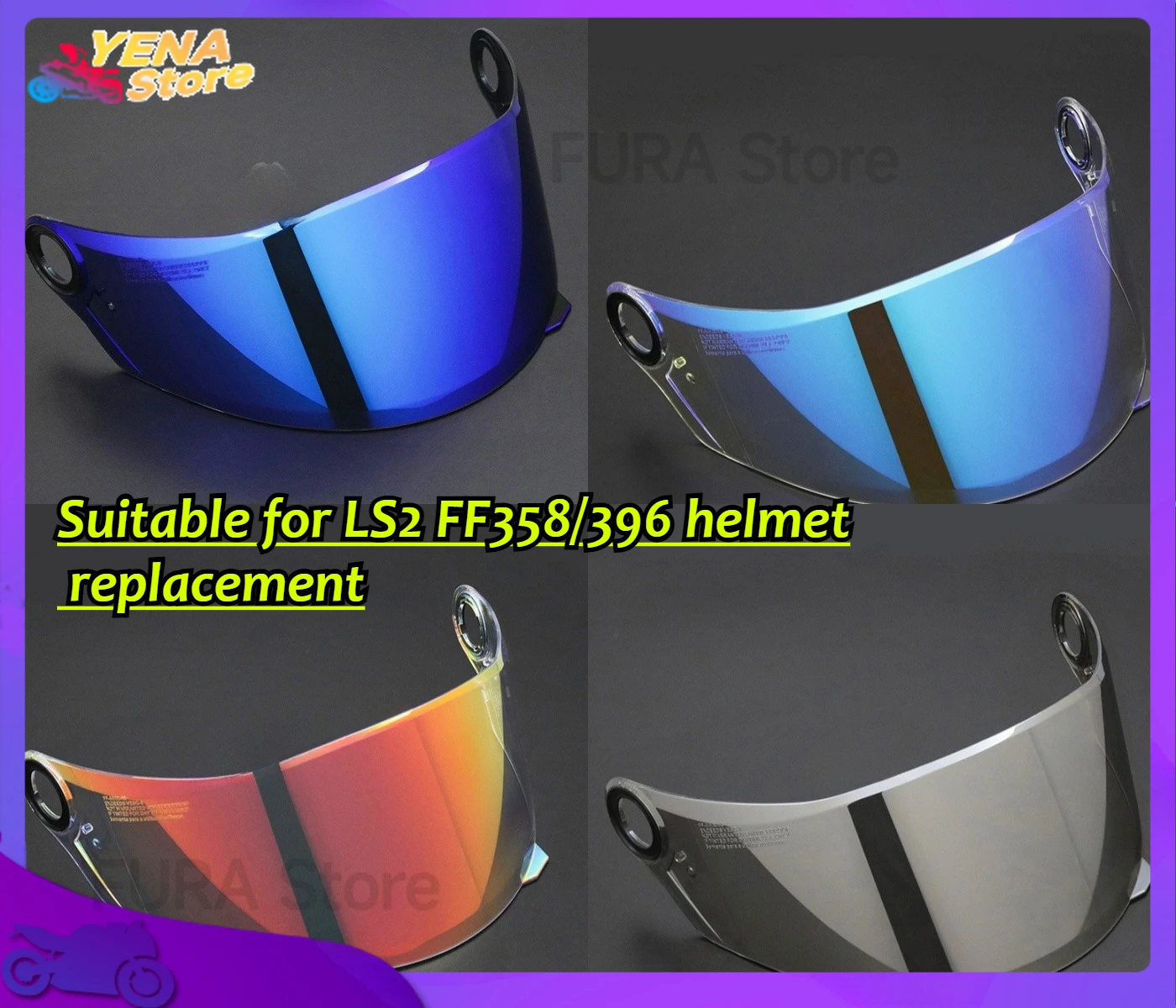 Suitable for LS2 FF358/396 helmet replacement, helmet face mask, glasses, goggles, motorcycle helmet parts and accessories
Suitable for LS2 FF358/396 helmet replacement, helmet face mask, glasses, goggles, motorcycle helmet parts and accessories