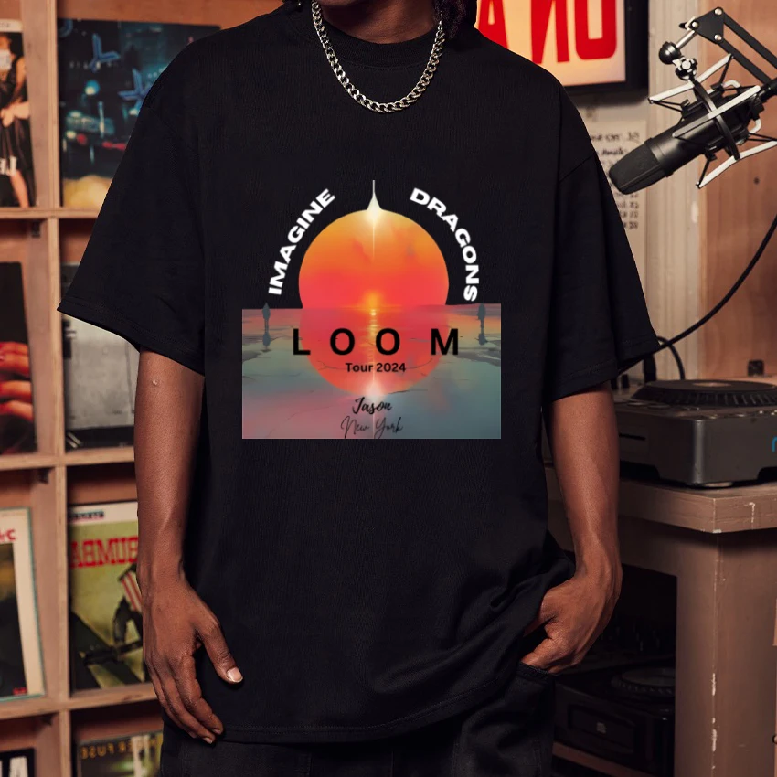 Rock band Imagine Dragons Loom Tour 2024 print T shirt Men Women Fashion Hip Hop streetwear Unisex Cotton short sleeve T-shirts
Rock band Imagine Dragons Loom Tour 2024 print T shirt Men Women Fashion Hip Hop streetwear Unisex Cotton short sleeve T-shirts